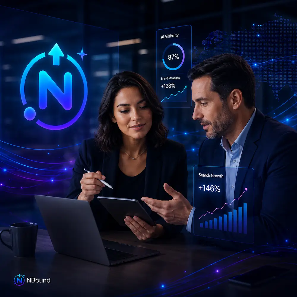 NBound marketing AI visibility digital map
