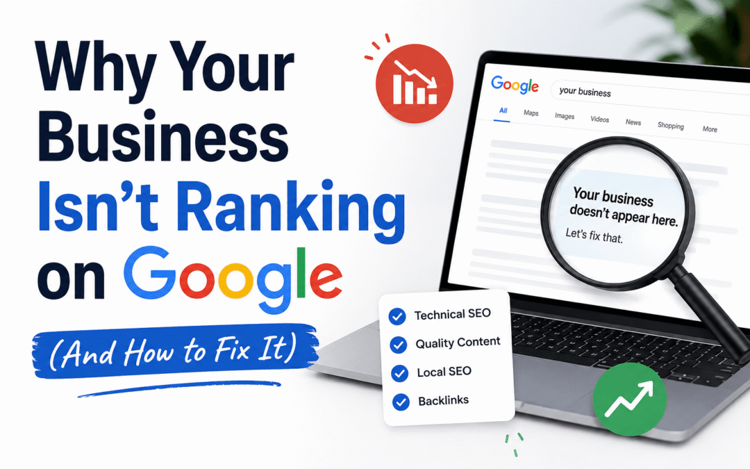 Why Your Business Isn’t Ranking on Google (And How to Fix It)